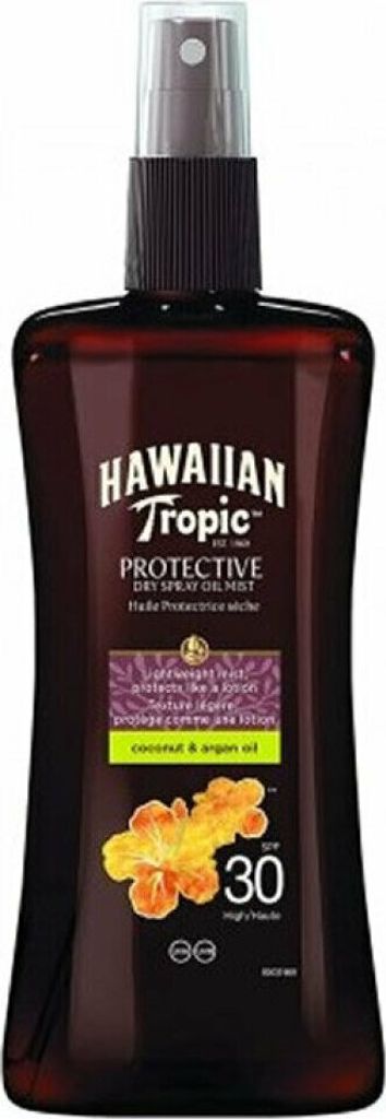 Zonnebrandolie Hawaiian Tropic SPF 30 Cocco Nod Argan (200 Immagine del prodotto 