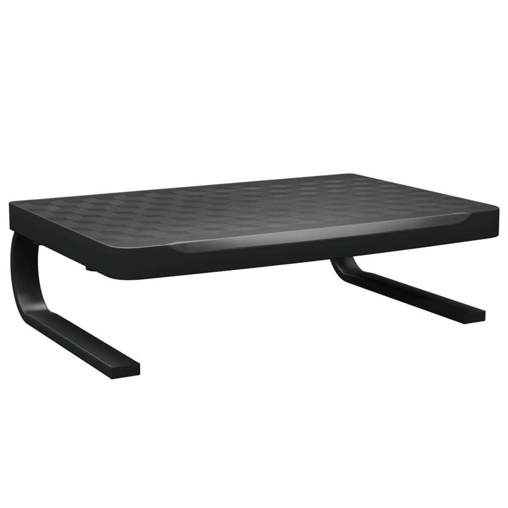 vidaXL Podstawka pod monitor czarna 37x28x11,5 cm Zdjęcie produktu 