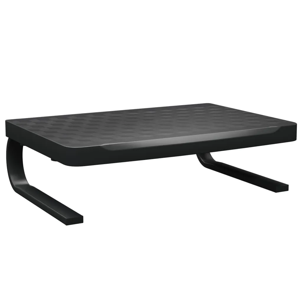 Rehausseur de moniteur noir 37x28x11,5 cm pour bureau ergonomique vidaXL