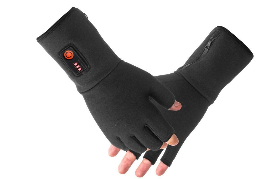 Beheizte Unterziehhandschuhe - Fingerlos Gr. 3XL