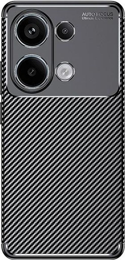 Beline Carbon Armor Case Xiaomi Redmi Note 13 Pro 4G schwarz/schwarze Box Schutzhülle