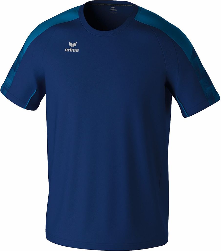 Erima Evo Star T-Shirt Herren - Marine / Mykonos | Größe: M