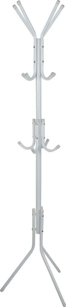 Appendiabiti da Terra in Metallo 170cm 12 Ganci Bianco 5342 - Offerta