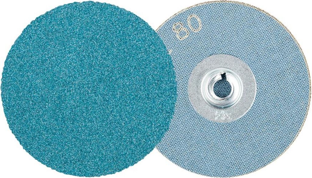 Pferd Schleifblatt Durchmesser 50mm Körnung 80 Zirkonkorund Z Combidisc - 42753508
