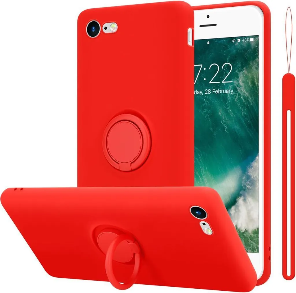 Cover Rossa iPhone 7/8/SE 2020 Cadorabo: Accessorio Fashion per Smartphone