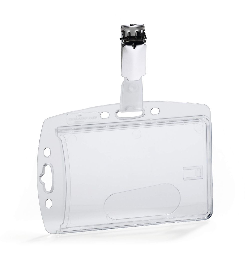 DURABLE Ausweishalter HARTBOX,Clip für 1 Karte 25 St., 800519
