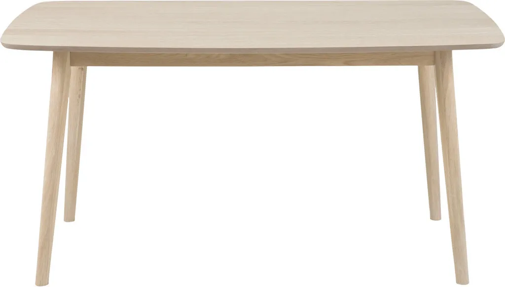 Table de séjour 150 cm Naila pour repas de famille en chêne blanc clair