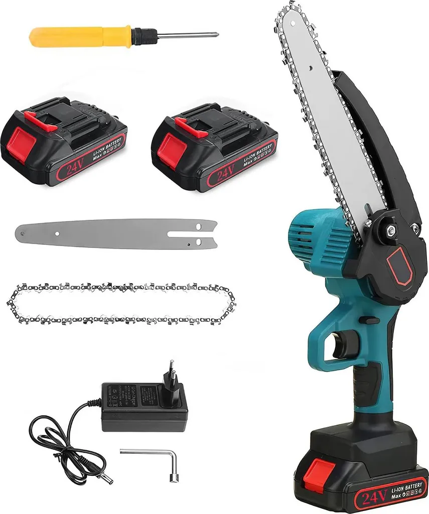 Motosega Elettrica 16 Pollici Senza Fili - Ideale per Casa e Giardino
