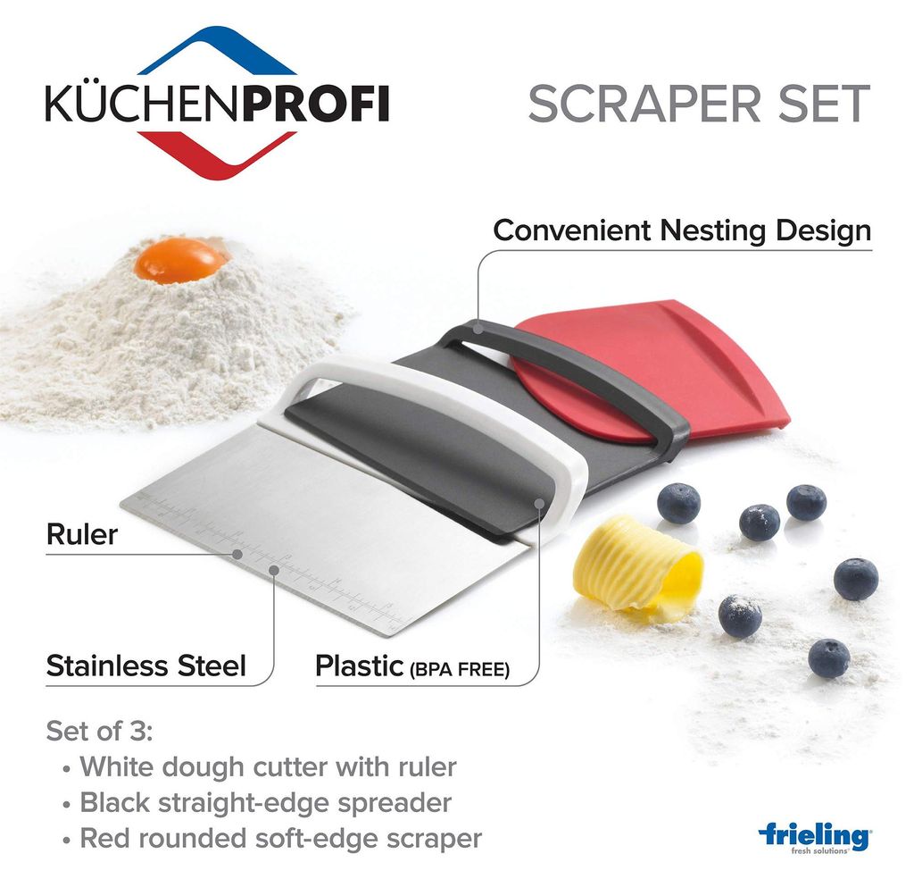 Küchenprofi Teigschaber-Set, 3-tlg. 805820003 4007371063937 Zdjęcie produktu 