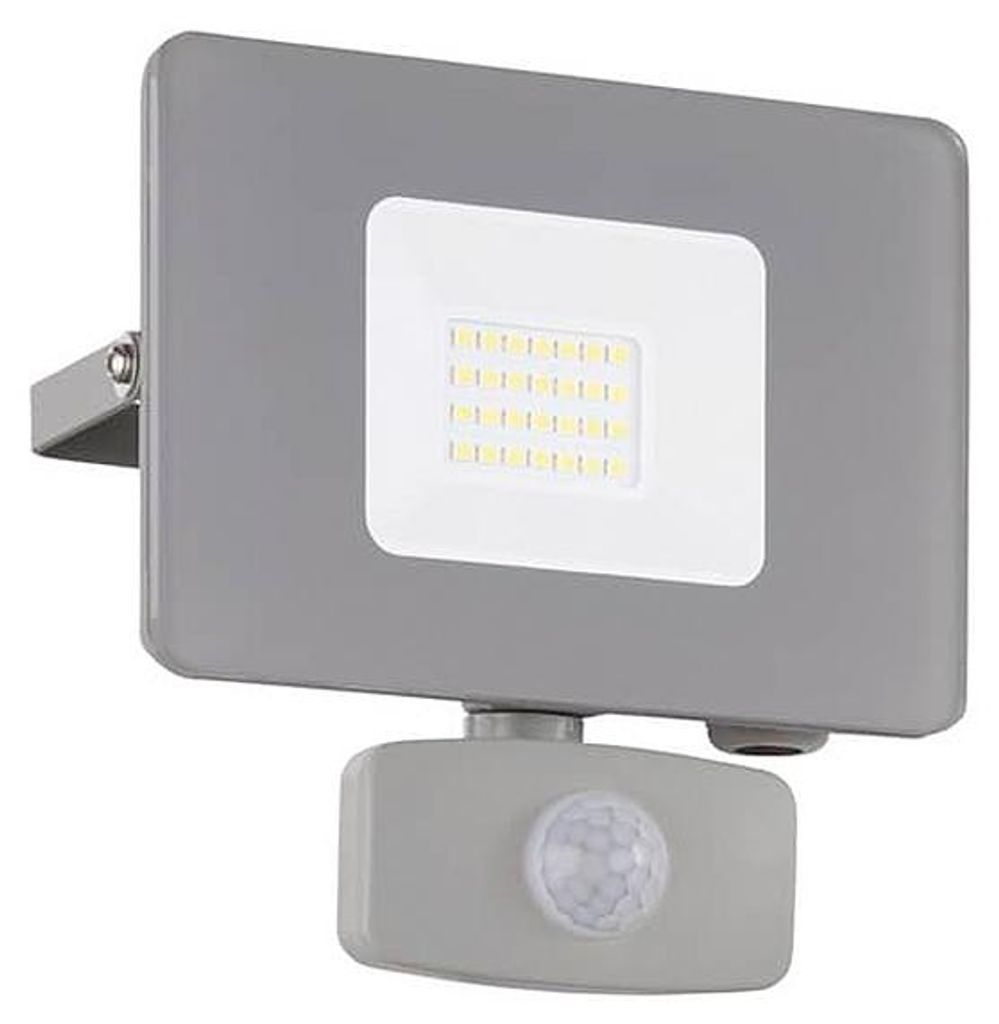 LED-schijnwerper, grijs, IP44, 20W, 1800 lumen, daglicht, Productafbeelding 