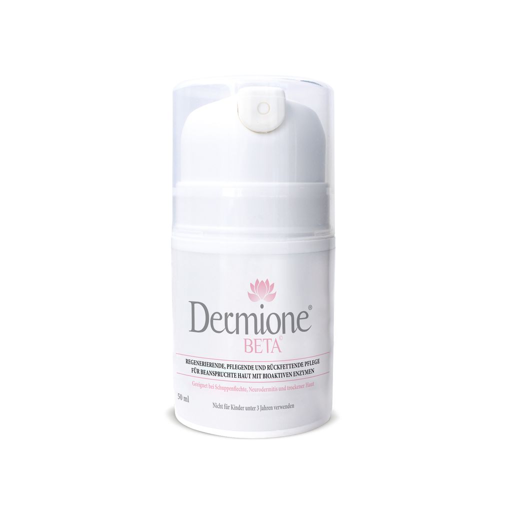 Dermione BETA 50 ml - fettende Creme mit bioaktiven Enzymen Produktbild 