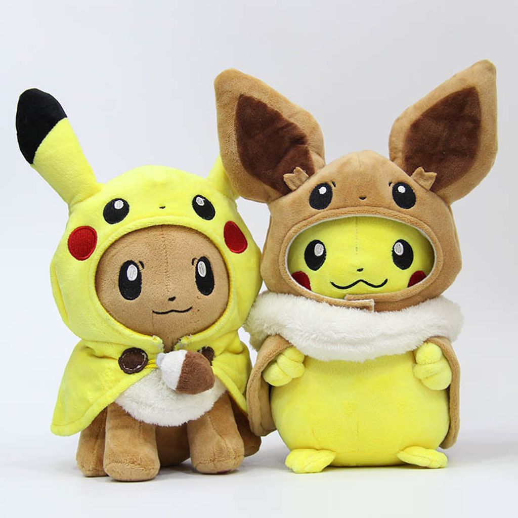 Pokemon Teddy Dolls POKEMON Anime Pikachu Plüschtier Stofftier Puppe Spielzeuge 