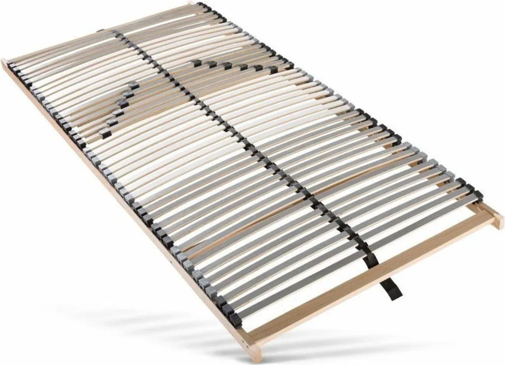 Sommier 7 zones de confort 80x200 cm - Cadre à ressorts hêtre robuste