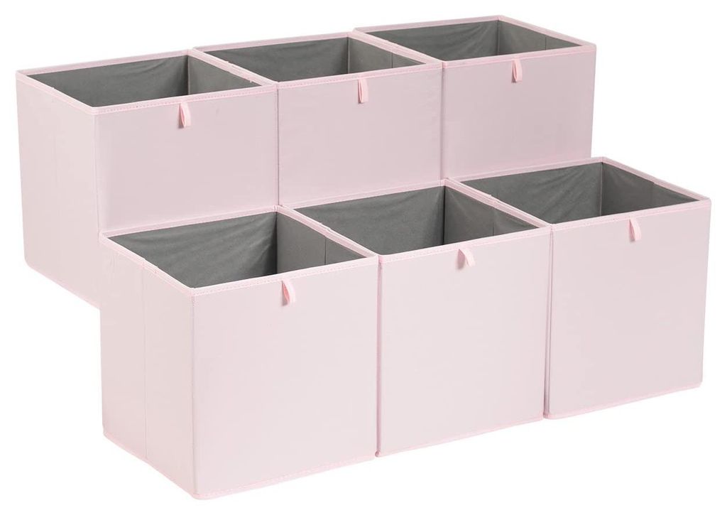 A. Basics Zusammenklappbare Aufbewahrungswürfel aus Stoff, Produktbild 