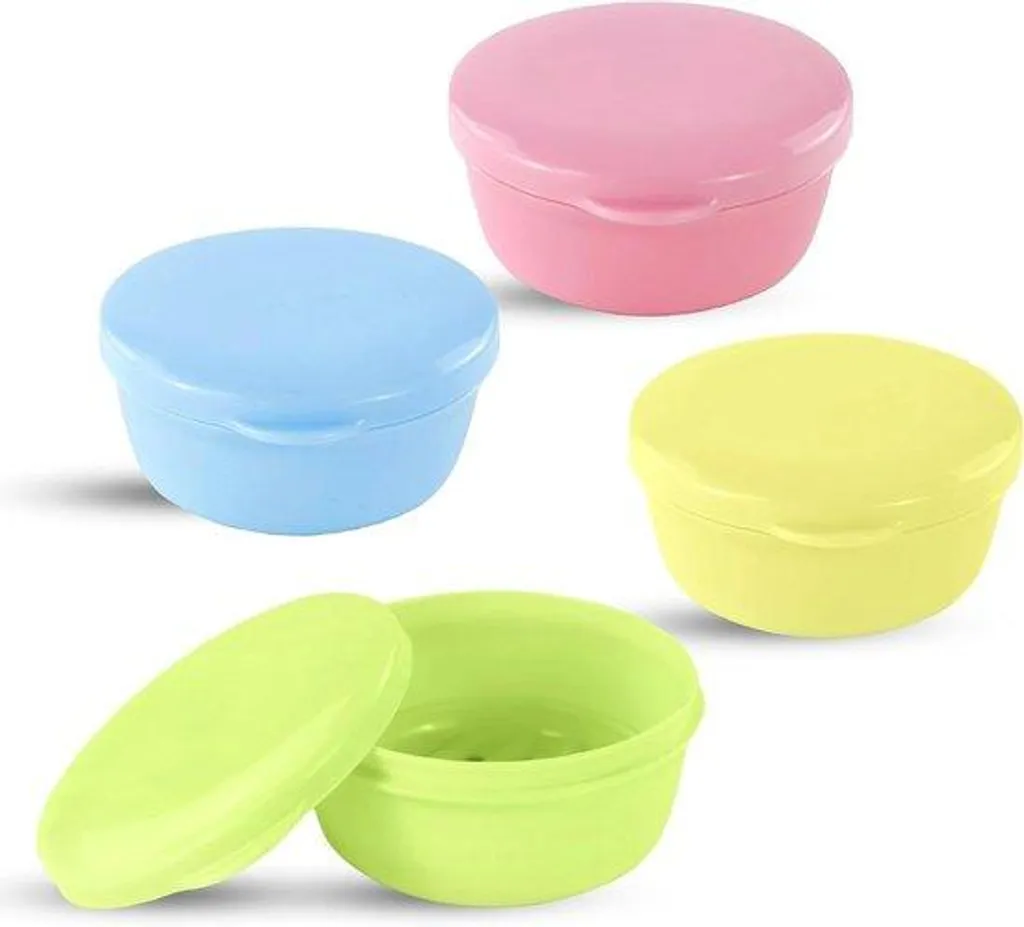 Étui à savon étanche contre les fuites dans la valise - Lot de 4 ronds