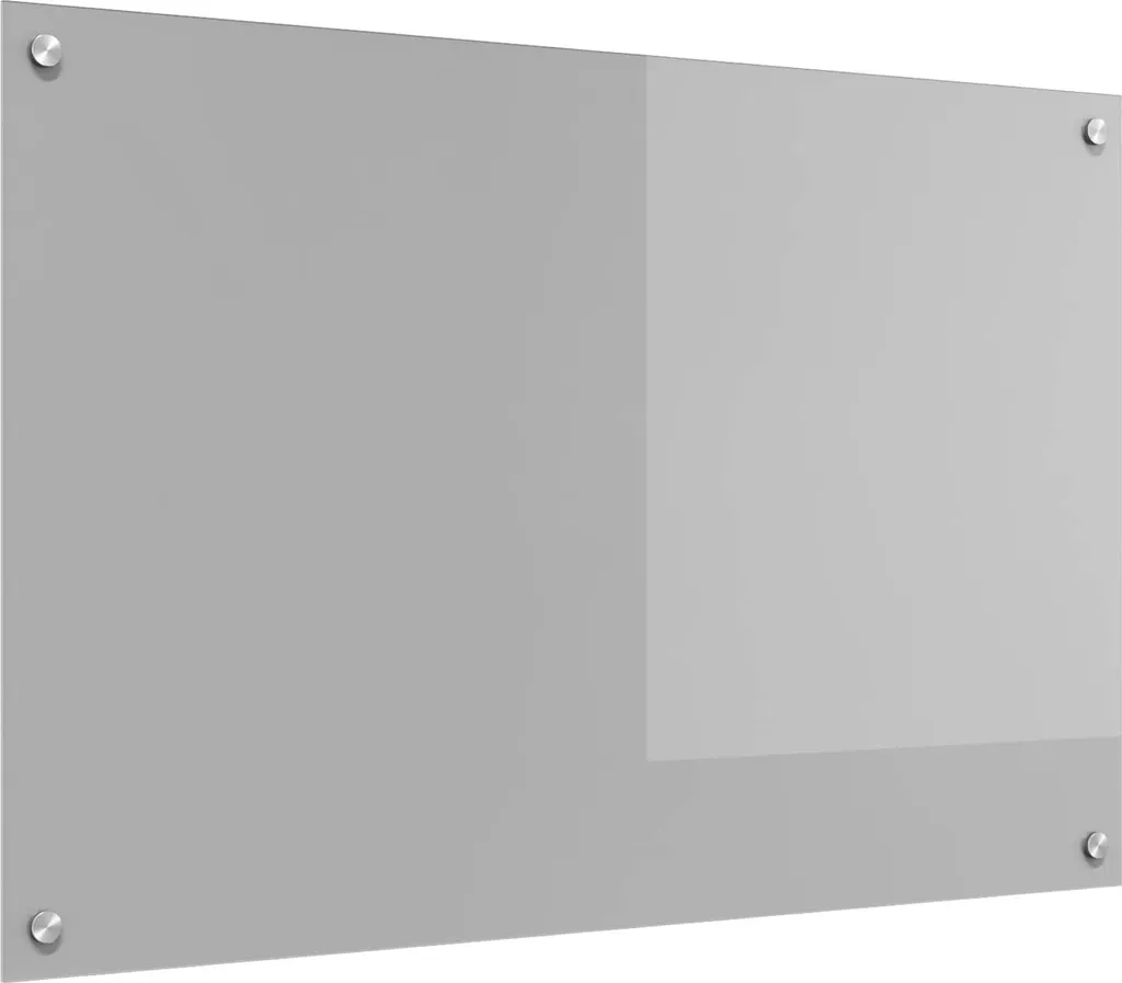 Pannello Paraschizzi Cucina Vetro Temperato Grigio Chiaro 90x60 cm