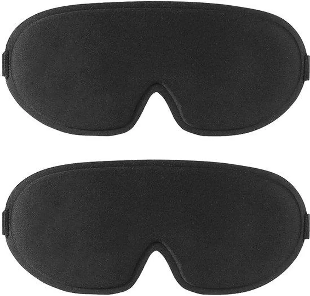 Masque de sommeil contre la lumière noir lot de 2 pour mieux dormir
