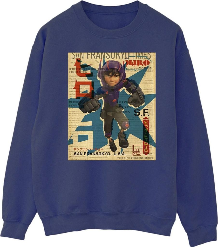 Disney - "Big Hero 6" Sweatshirt für Herren BI15074 (L) (Marineblau)