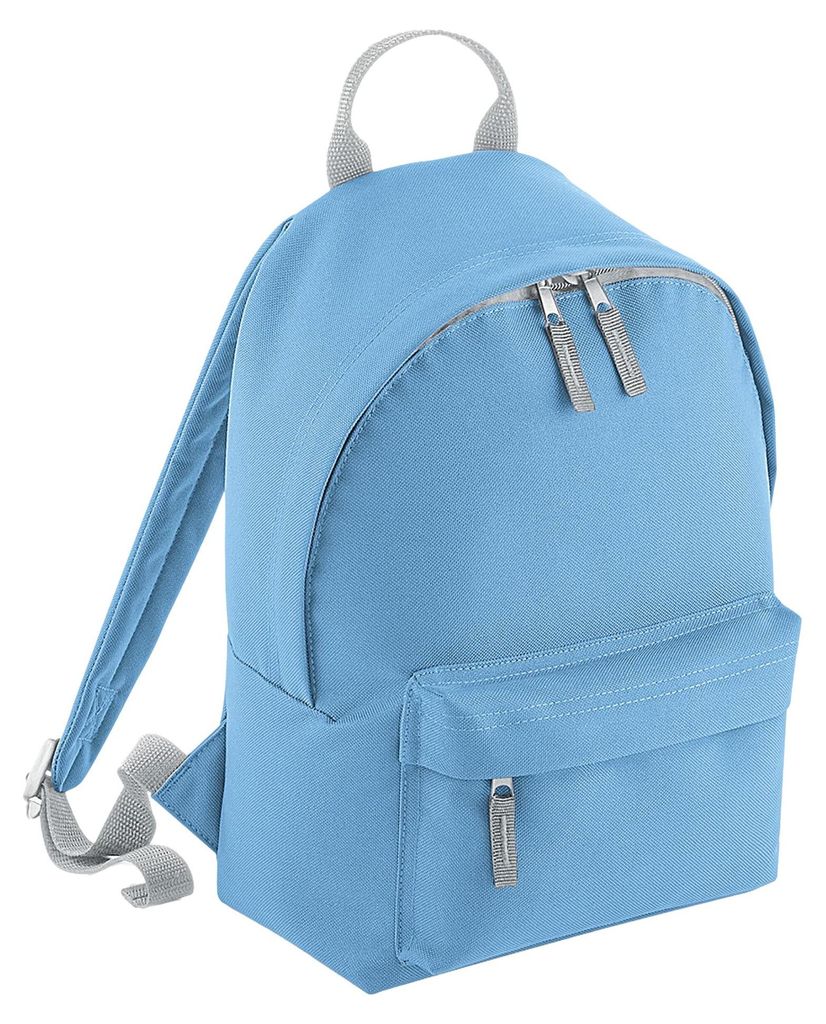 Bagbase - Rucksack "Fashion", Mini FK1166 (Einheitsgröße) (Himmelblau/Hellgrau)