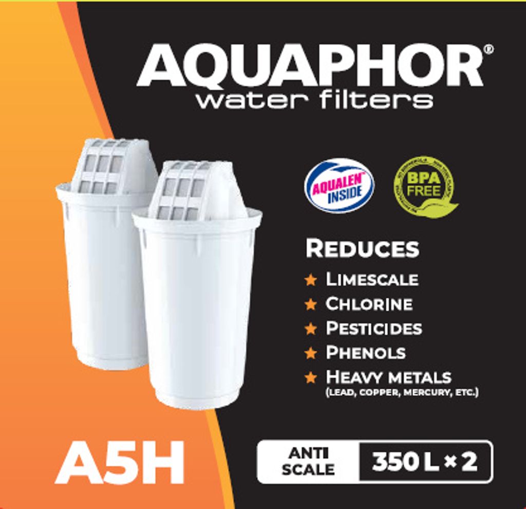 AQUAPHOR A5H Aqualen Wasserfilter-Kartusche 2 Stück für Produktbild 