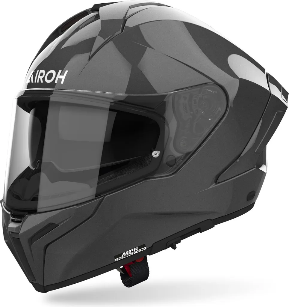Casque Intégral Airoh Matryx Color Gris pour Longs Trajets Moto en XL