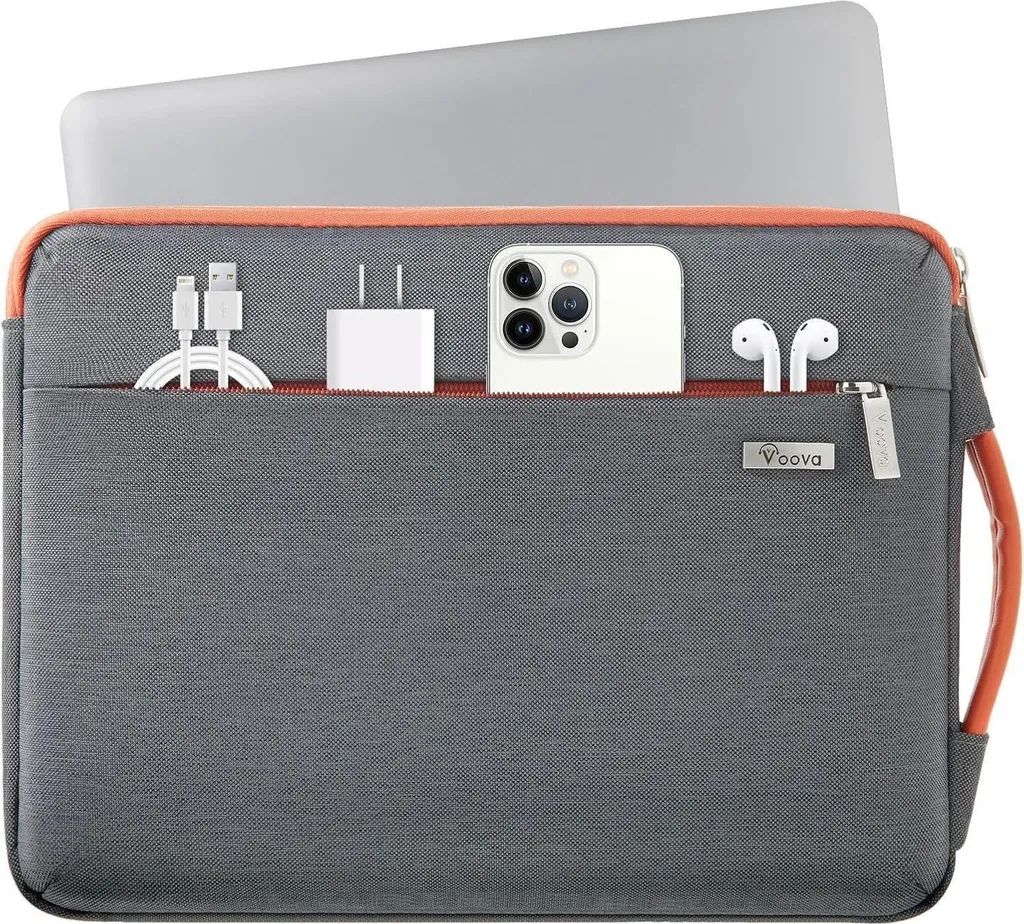 Borsa Laptop 16 Pollici Voova Grigio Scuro Impermeabile Professionale