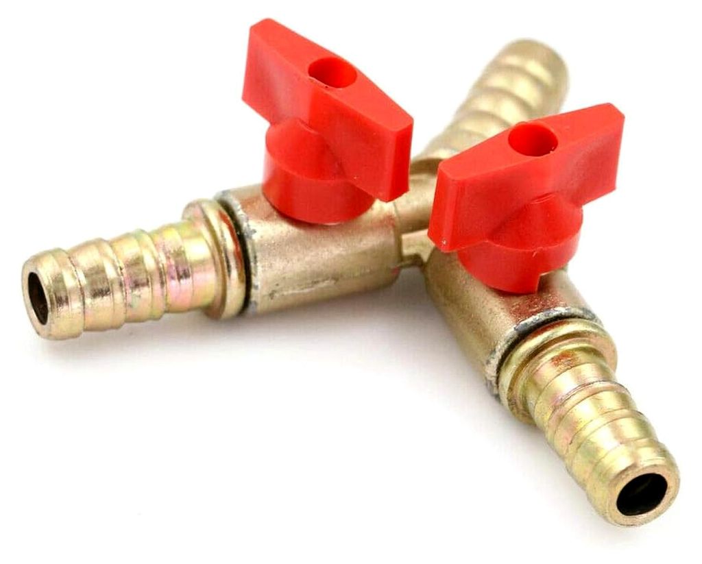 3-Wege-Ventil aus Messing und Zinklegierung, 8 mm, Kugelhahn für Wasser, Öl und Gas zur Gartenbewässerung, Schiffbau, Bau und Industrie (1 Stück)