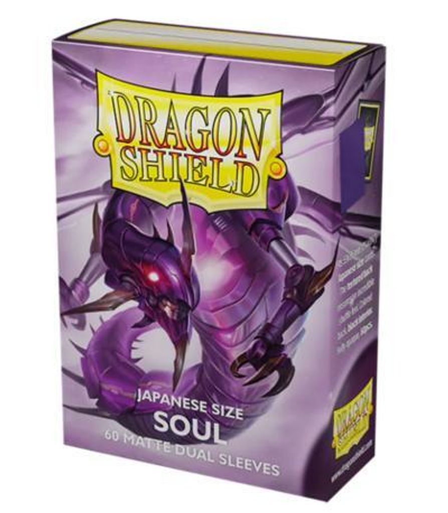 Dragon Shield Japanische Doppelhüllen, matt – Soul (60 Stück)
