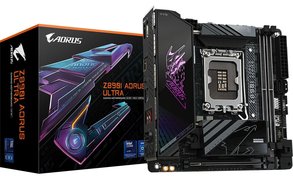 Gigabyte Z890I AORUS ULTRA (Z890,S1851,mITX,DDR5) Immagine del prodotto 