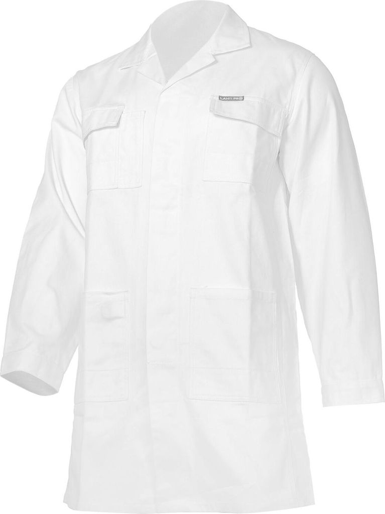Weisse Schürze 100% Baumwolle, 240G/M2, "2Xl", Ce, Lahti