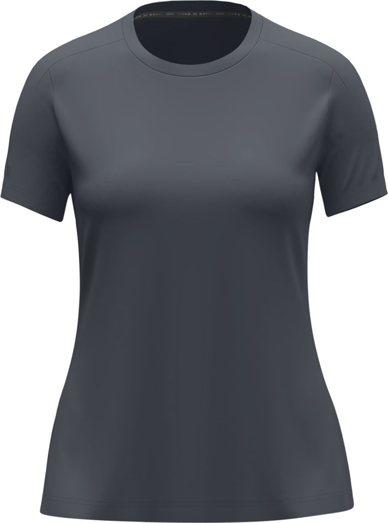 JAKO Damen T-Shirt Uni - 6105D, Farbe:anthrazit, Größe:M