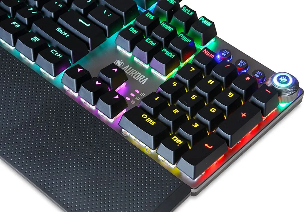 Clavier de bureau iBox Aurora K-3 USB argent pour le télétravail - 10