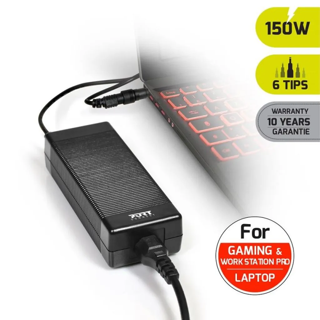 Alimentation PC Portable Gaming 150W pour Remplacement Chargeur - 3