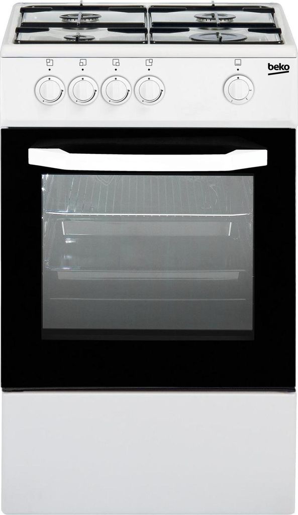 Beko CSG42001FW cucina Gas 4 fornelli e forno a gas Bianco Immagine del prodotto 
