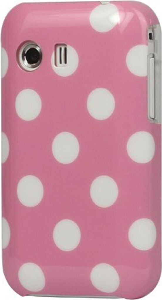 Schutzhülle Hard Case für Handy Samsung Galaxy Y S5360 rosa / weiß