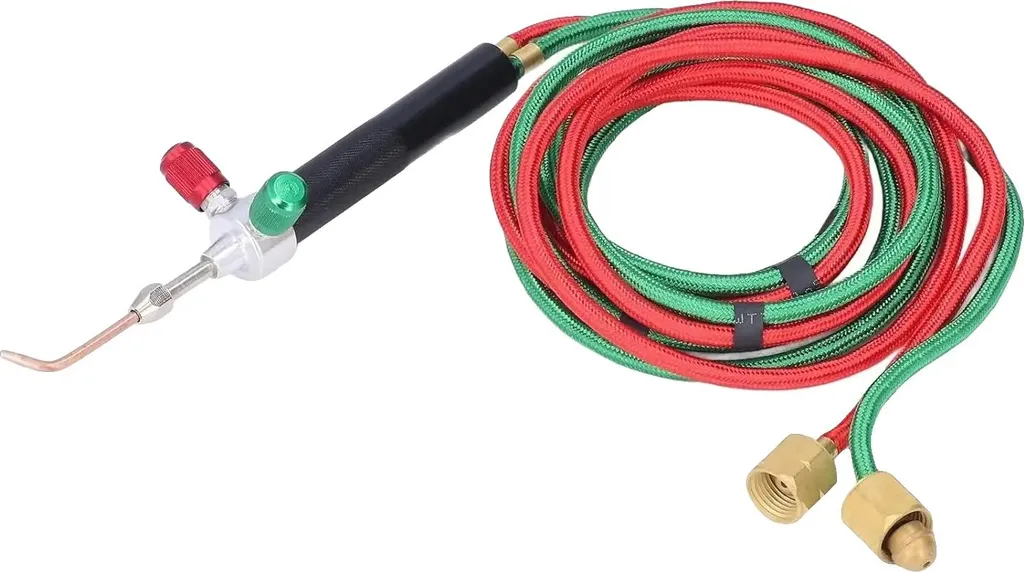Chalumeau cuivre et aluminium tuyau 2m 1700°C 5 buses interchangeables