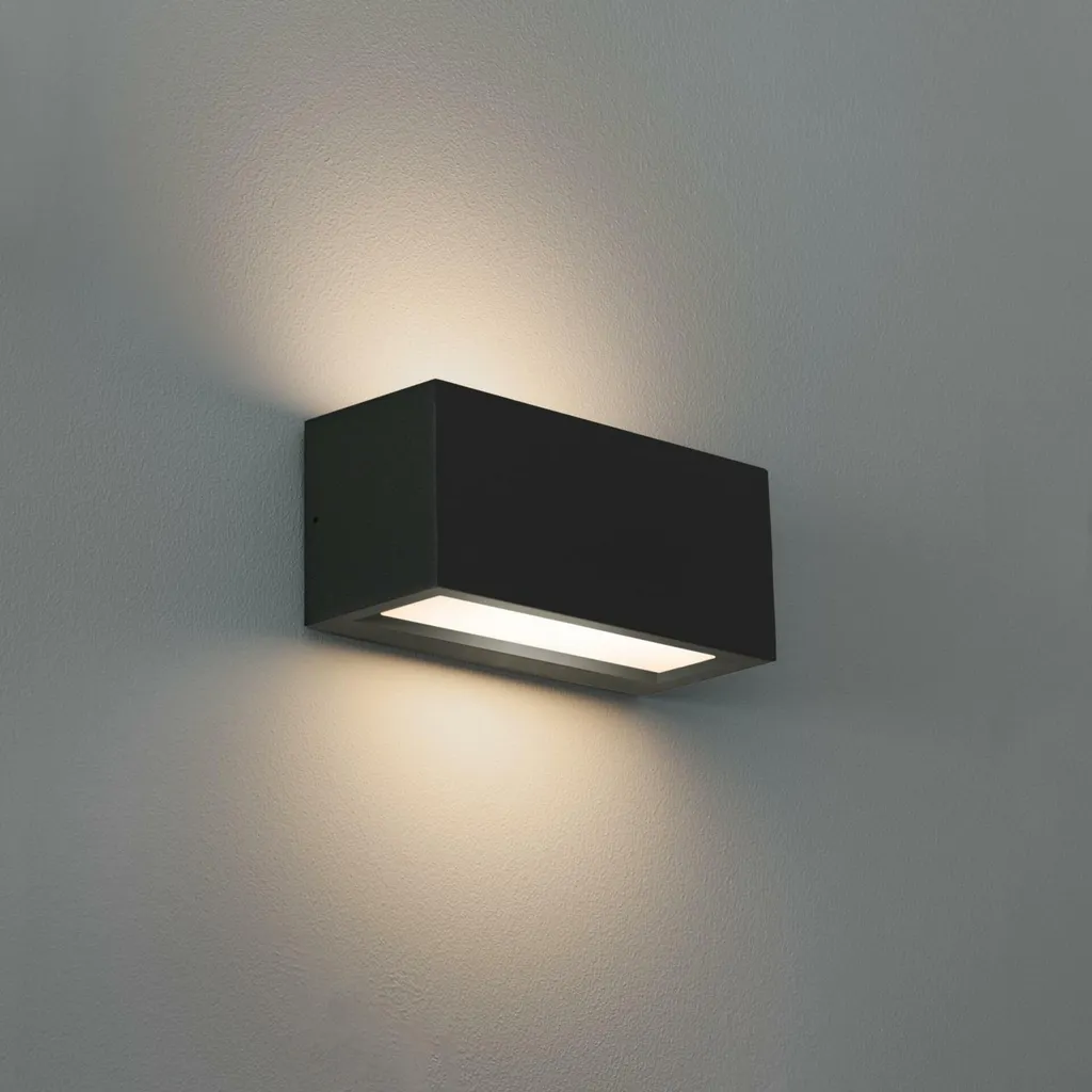 Luminaire extérieur mural E27 noir IP65 CENTURY REVERSO design moderne