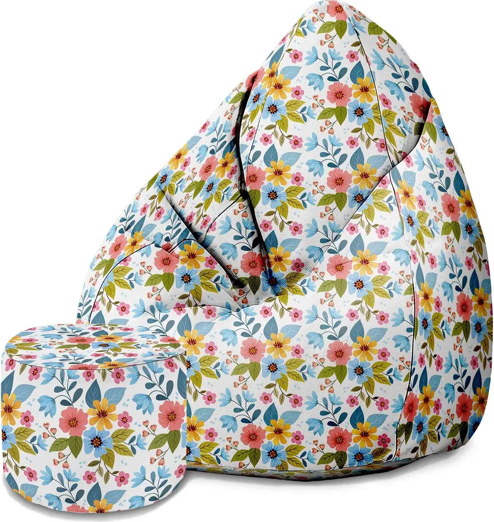 Beanbag Dreamroots Floral Fantasy 120cm: Il Pouf più Instagrammabile
