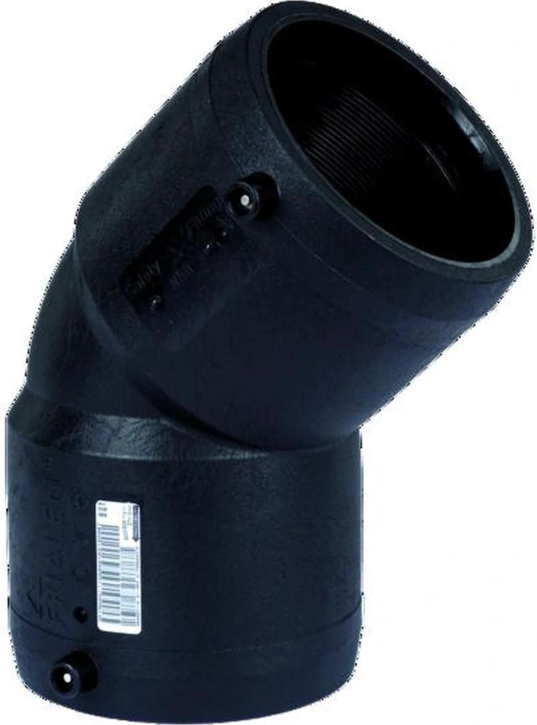 ALIAXIS Frialen E-Schweißwinkel, 45°, 2x Muffe, DA 110 mm, SDR 11, PN 16, ÖVGW Wasser, 1 Stk.