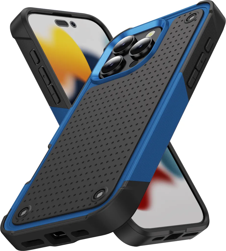 Cover Rugged iPhone 16 Pro Max 2-in-1 PC+TPU | Protezione Militare
