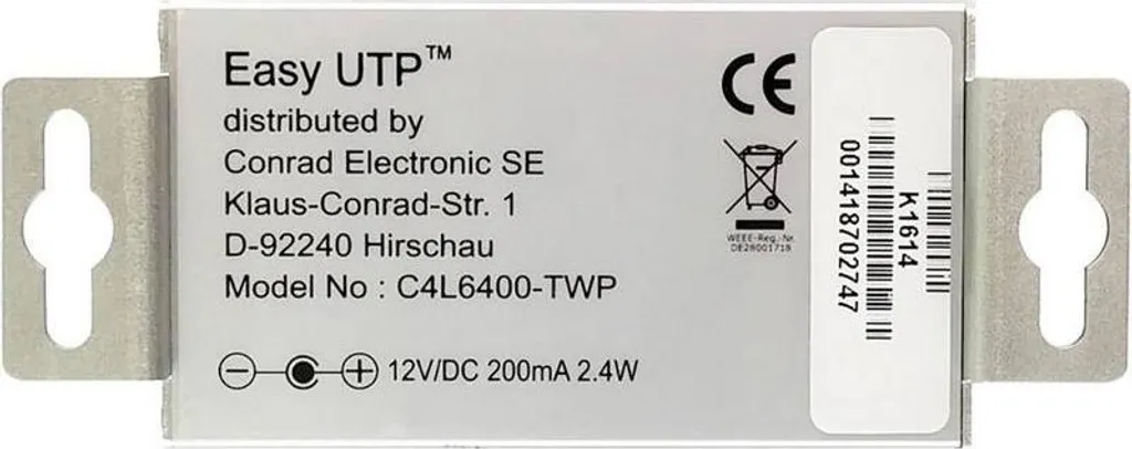 Rallonge Réseau 100 MBit/s Longue Portée 500m Renkforce RF-2555340 Pro - 3