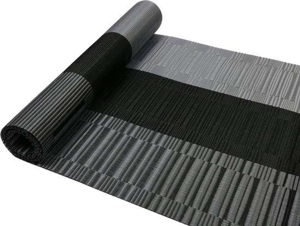 Plateau de table résistant à la chaleur et lavable, noir 180 cm Vintage