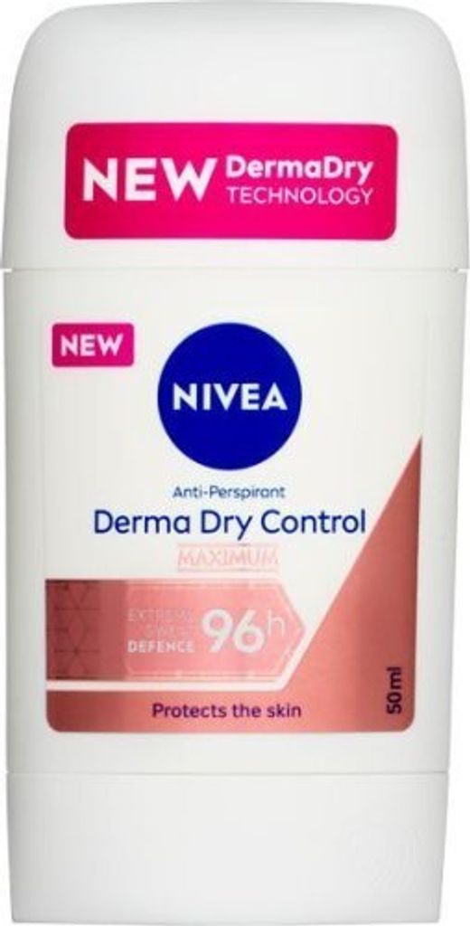 Nivea Derma Dry Control Antyperspirant w sztyfcie, 50ml Obrázek produktu 