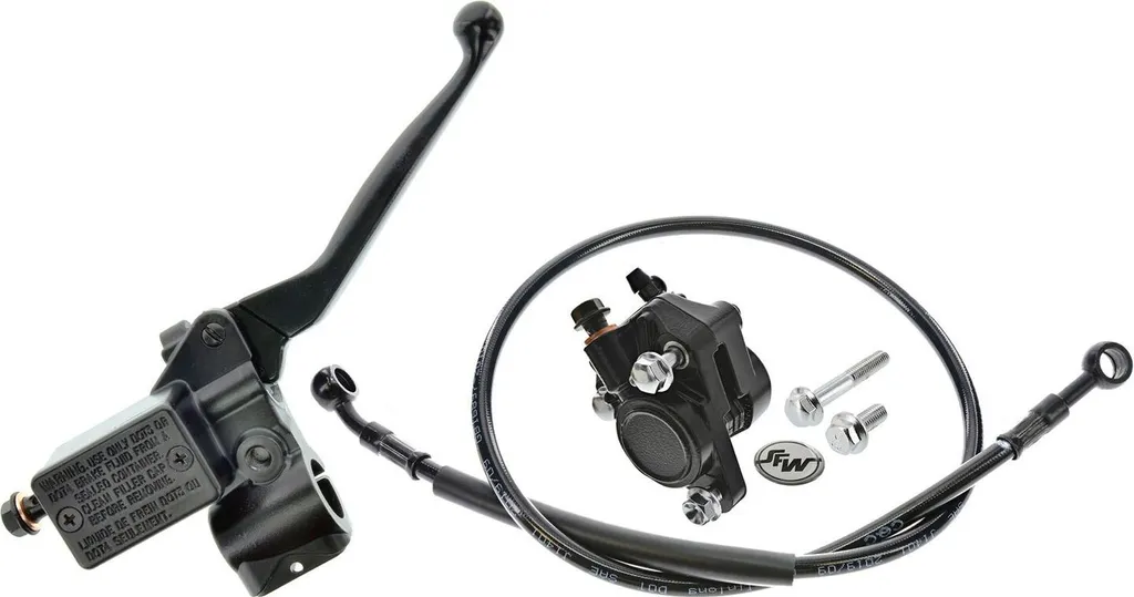 Cylindre de frein à main avec étrier et durite 780mm pour scooter