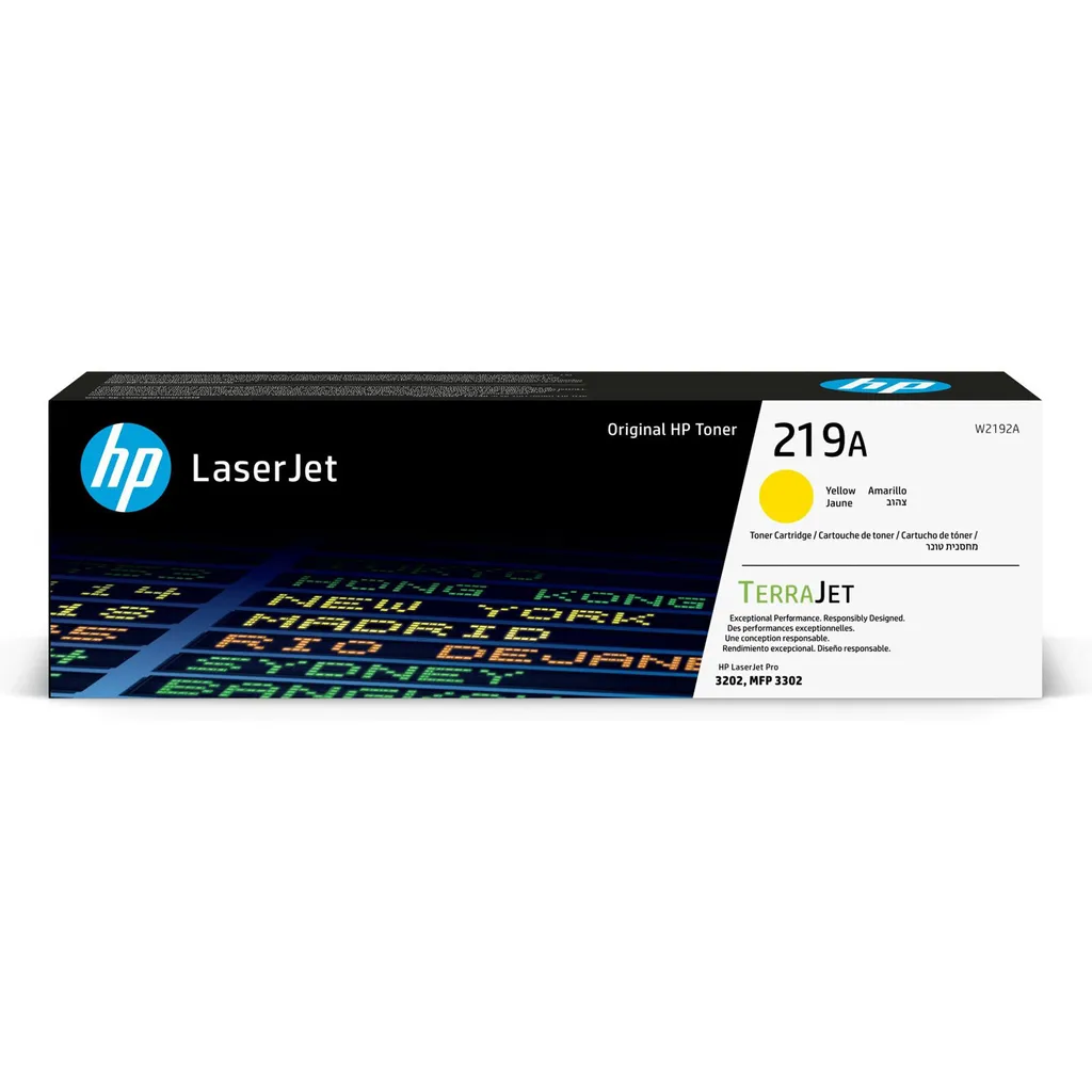 Toner HP 219A Giallo W2192A | Stampe Laser Brillanti e Professionali