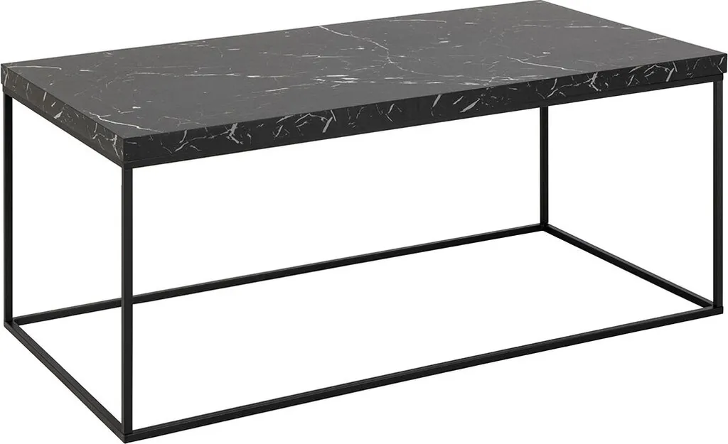 Table basse noire Barossa : un meuble robuste et facile à nettoyer
