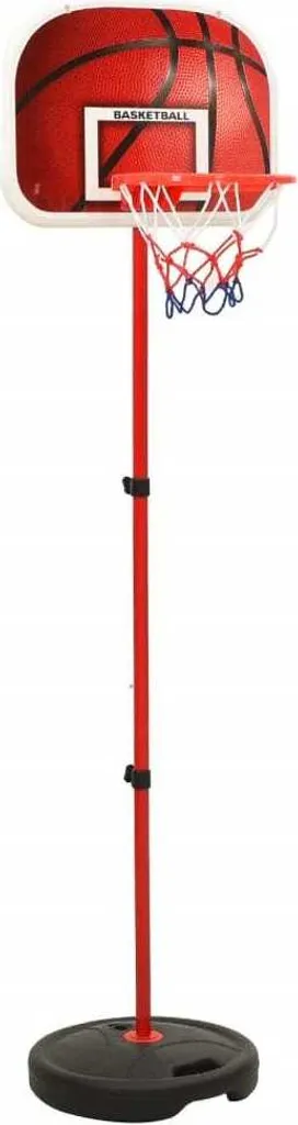 Panier de basket enfant réglable 160 cm avec structure acier et base stable