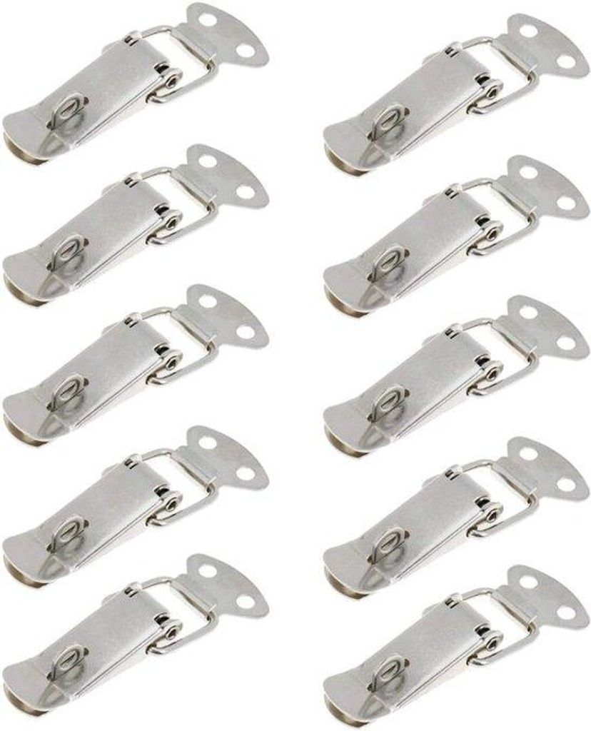 Edelstahl-Sicherheitsverschlüsse für Kartons, Reisetaschen & Kleiderschränke | Hochwertig, Langlebig & Vertrauenswürdig | 10er Pack