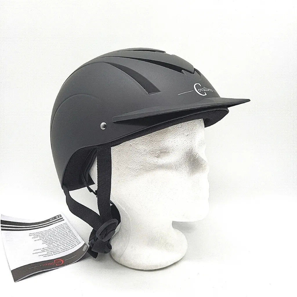 Casque équitation Kerbl Nerron VG1 aéré avec molette de réglage 55-59