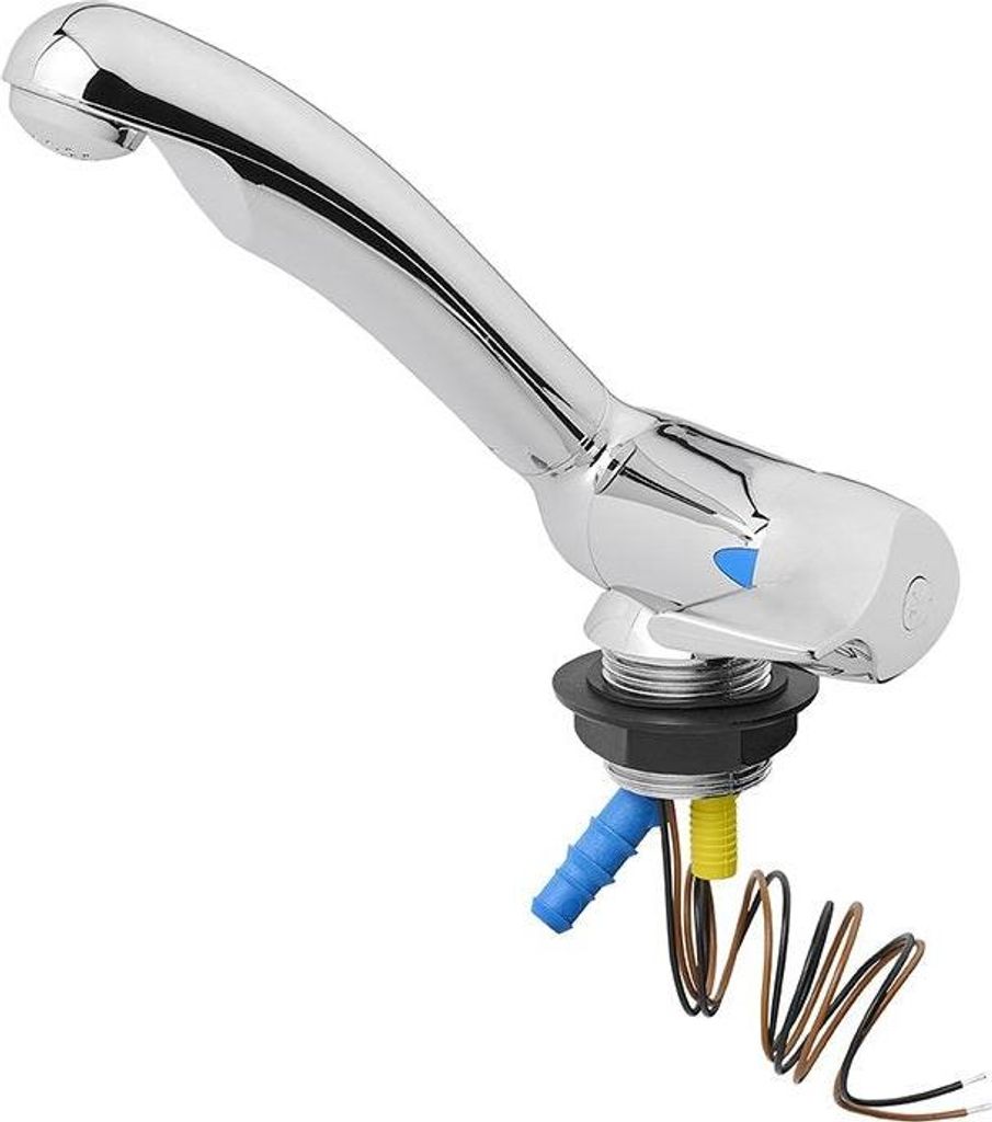 Kaltwasserhahn, Keramikausführung, 12 V, 33 mm, Chrom